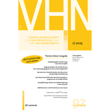 Rezension: Bonfranchi, Riccardo, Dünki, Renate, Perret, Eliane (2022): Integration Separation Kooperation. Ein heilpädagogischer Blick auf die Bildungschancen von Kindern und Jugendlichen mit Behinder