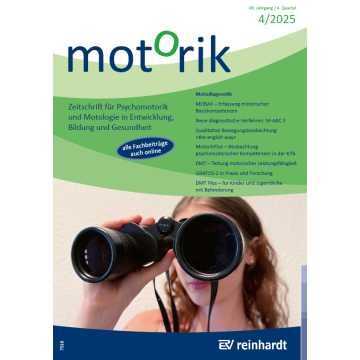 FORUM PSYCHOMOTORIK: Erfassung motorischer Basiskompetenzen mit den MOBAK-Testinstrumenten