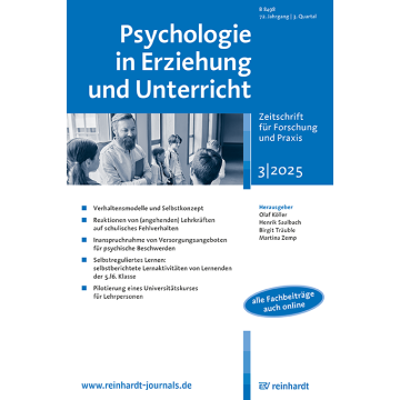 Empirische Arbeit: Reaktionen von (angehenden) Lehrkräften auf schulisches Fehlverhalten: Die Rolle des Schüler:innengeschlechts
