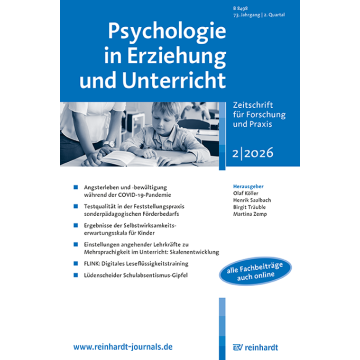 Übersichtsartikel: Wie steht es um die psychometrische Qualität diagnostischer Testverfahren in der aktuellen Feststellungspraxis sonderpädagogischen Förderbedarfs?