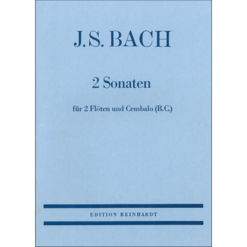 2 Sonaten für 2 Flöten und Cembalo (B. C.)