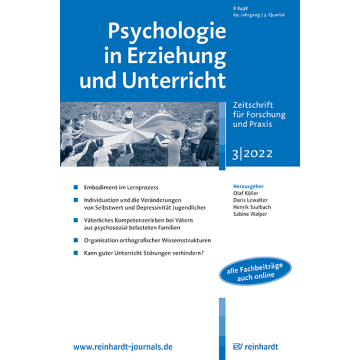 Psychologie in Erziehung und Unterricht 3/2022