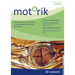 Eine psychomotorische Ann&auml;herung an das Thema &raquo;Stress&laquo;